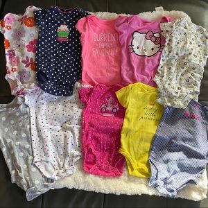 Baby girl onesies